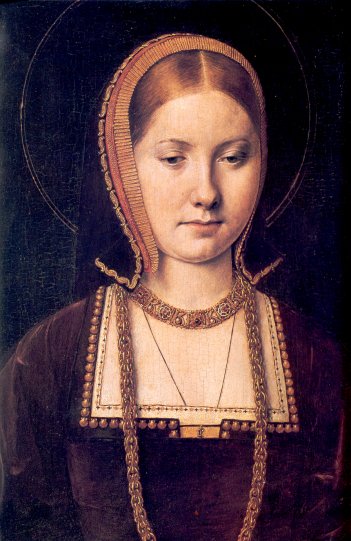 portrait of Katharine of Aragon by Michael Sittow, c1502